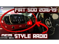 7 дюймовый экран OEM стиль без DVD Deck Для Fiat 500 2016-2019 Автомобильные мультимедиа Стерео GPS CarPlay Player
