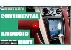 Bentley Flying Spur Continental 2015-2019 Tesla Android Главный блок CarPlay Android Авто-WITSON